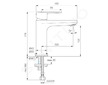 Ideal Standard Cerafine O - Umyvadlová baterie, černá BC554XG