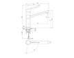 Ideal Standard CeraFlex - Dřezová baterie s prodlouženou pákou, BlueStart,chrom BC137AA