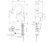 Ideal Standard CeraFlex - Umyvadlová baterie s otočným výtokem, s výpustí, chrom B1716AA