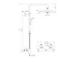 Ideal Standard CeraFlow T25+ - Sprchový set s baterií, 26x26 cm, 2 proudy, chrom A8533AA