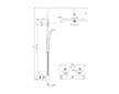 Ideal Standard CeraFlow T25+ - Sprchový set s baterií, průměr 26 cm, 2 proudy, chrom A8484AA