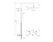 Ideal Standard CeraFlow T25N - Sprchový set s baterií, průměr 26 cm, 2 proudy, chrom A8526AA