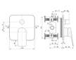 Ideal Standard Ceralife C - Baterie pod omítku, pro 2 spotřebiče, hedvábná černá BE063XG