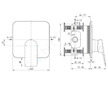 Ideal Standard Ceralife C - Sprchová baterie pod omítku, chrom BE062AA