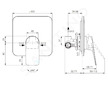 Ideal Standard Ceralife C - Sprchová baterie pod omítku, s tělesem, chrom BE060AA
