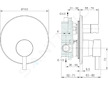 Ideal Standard CeraLine - Baterie pod omítku pro 2 spotřebiče, černá BD139XG