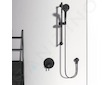 Ideal Standard CeraLine - Sprchová baterie pod omítku s 1 výstupem, černá A7388XG