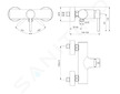 Ideal Standard CeraLine - Sprchová nástěnná baterie, chrom BC200AA