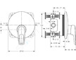 Ideal Standard CeraMix Blue - Sprchová baterie pod omítku, chrom A5666AA
