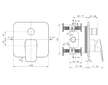 Ideal Standard CeraPlan - Baterie pod omítku, pro 2 spotřebiče, s tělesem, chrom BD262AA