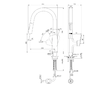 Ideal Standard CeraPlan - Dřezová baterie s výsuvnou sprškou, BlueStart, chrom BD338AA