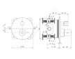 Ideal Standard Ceraplus II - Termostatická sprchová baterie pod omítku, chrom A6868AA