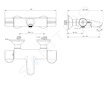 Ideal Standard Ceraplus II - Termostatická vanová baterie, chrom A6874AA