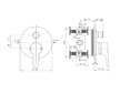 Ideal Standard Ceraplus II - Vanová baterie pod omítku, chrom A6866AA