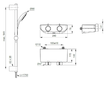 Ideal Standard CeraPlus - Sprchový set s termostatem, chrom A7607AA