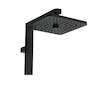 Ideal Standard Ceratherm ALU+ - Sprchový set s termostatem, 26x26 cm, 2 proudy, hedvábná černá BE210XG