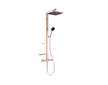 Ideal Standard Ceratherm ALU+ - Sprchový set s termostatem, 26x26 cm, 2 proudy, rosé BE210RO