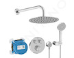 Ideal Standard CeraTherm Navigo - Sprchový set s termostatem pod omítku, s tělesem, 3 proudy, průměr 25 cm, chrom A7771AA