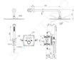 Ideal Standard CeraTherm Navigo - Sprchový set s termostatem pod omítku, s tělesem, 30x30 cm, chrom A7773AA