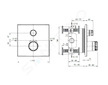 Ideal Standard CeraTherm Navigo - Termostatická sprchová baterie pod omítku, hedvábná černá A7301XG