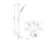 Ideal Standard CeraTherm - Sprchový set s termostatem, 3 proudy, chrom A7234AA