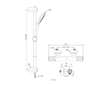 Ideal Standard CeraTherm - Sprchový set s termostatem, 3 proudy, chrom A7235AA