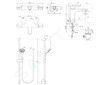 Ideal Standard CeraTherm - Sprchový set s termostatem a umyvadlovou baterií, 3 proudy, chrom BC985AA