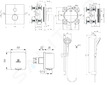 Ideal Standard CeraTherm - Sprchový set s termostatem pod omítku, s tělesem, 3 proudy, chrom A7599AA