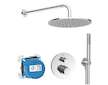 Ideal Standard CeraTherm - Sprchový set s termostatem pod omítku, s tělesem, průměr 30 cm, chrom A7573AA