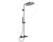 Ideal Standard CeraTherm - Sprchový set s termostatem, průměr 30 cm, hedvábná černá A7589XG