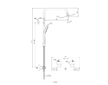 Ideal Standard CeraTherm - Sprchový set T100 s termostatem, 20 cm, 3 proudy, chrom A7240AA
