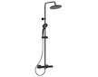 Ideal Standard CeraTherm - Sprchový set T25 s termostatem, 20 cm, 1 proud, černá A7545XG
