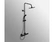 Ideal Standard CeraTherm - Sprchový set T25 s termostatem, 20 cm, 1 proud, černá A7545XG