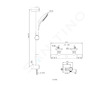 Ideal Standard CeraTherm - Sprchový set T25 s termostatem, 3 proudy, chrom A7204AA