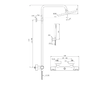 Ideal Standard CeraTherm - Sprchový set T25 s termostatem, 30 cm, 1 proud, černá BC748XG