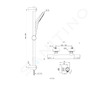 Ideal Standard CeraTherm - Sprchový set T50 s termostatem, 3 proudy, chrom A7218AA