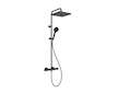 Ideal Standard Ceratherm T25+ - Sprchový set s termostatem, 26x26 cm, 2 proudy, hedvábná černá A8530XG