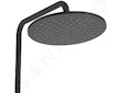 Ideal Standard Ceratherm T25 - Sprchový set s termostatem, průměr 25 cm, hedvábná černá A8489XG