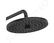 Ideal Standard Ceratherm T25+ - Sprchový set s termostatem, průměr 26 cm, 2 proudy, hedvábná černá A8497XG