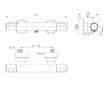 Ideal Standard Ceratherm T25N - Termostatická sprchová baterie, chrom A8600AA