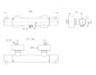 Ideal Standard CeraTherm - Termostatická sprchová baterie, hedvábná černá A7587XG