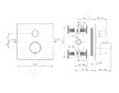 Ideal Standard CeraTherm - Termostatická sprchová baterie pod omítku, chrom A6956AA