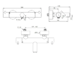 Ideal Standard CeraTherm - Termostatická vanová baterie, chrom A7588AA