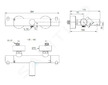 Ideal Standard CeraTherm - Termostatická vanová baterie, hedvábná černá A7588XG