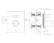 Ideal Standard CeraTherm - Termostatická vanová baterie pod omítku, černá A7522XG