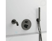 Ideal Standard CeraTherm - Termostatická vanová baterie pod omítku, Magnetic Grey A5814A5