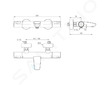 Ideal Standard CeraTherm - Termostatická vanová baterie T50, chrom A7223AA