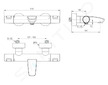 Ideal Standard CeraTherm - Vanová termostatická baterie, černá A7544XG