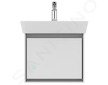 Ideal Standard Connect Air - Umyvadlo Cube 55x46x16 cm, s přepadem, otvor pro baterii, bílá E029901