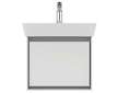 Ideal Standard Connect Air - Umyvadlo Cube 55x46x16 cm, s přepadem, otvor pro baterii, s Ideal Plus, bílá E0299MA